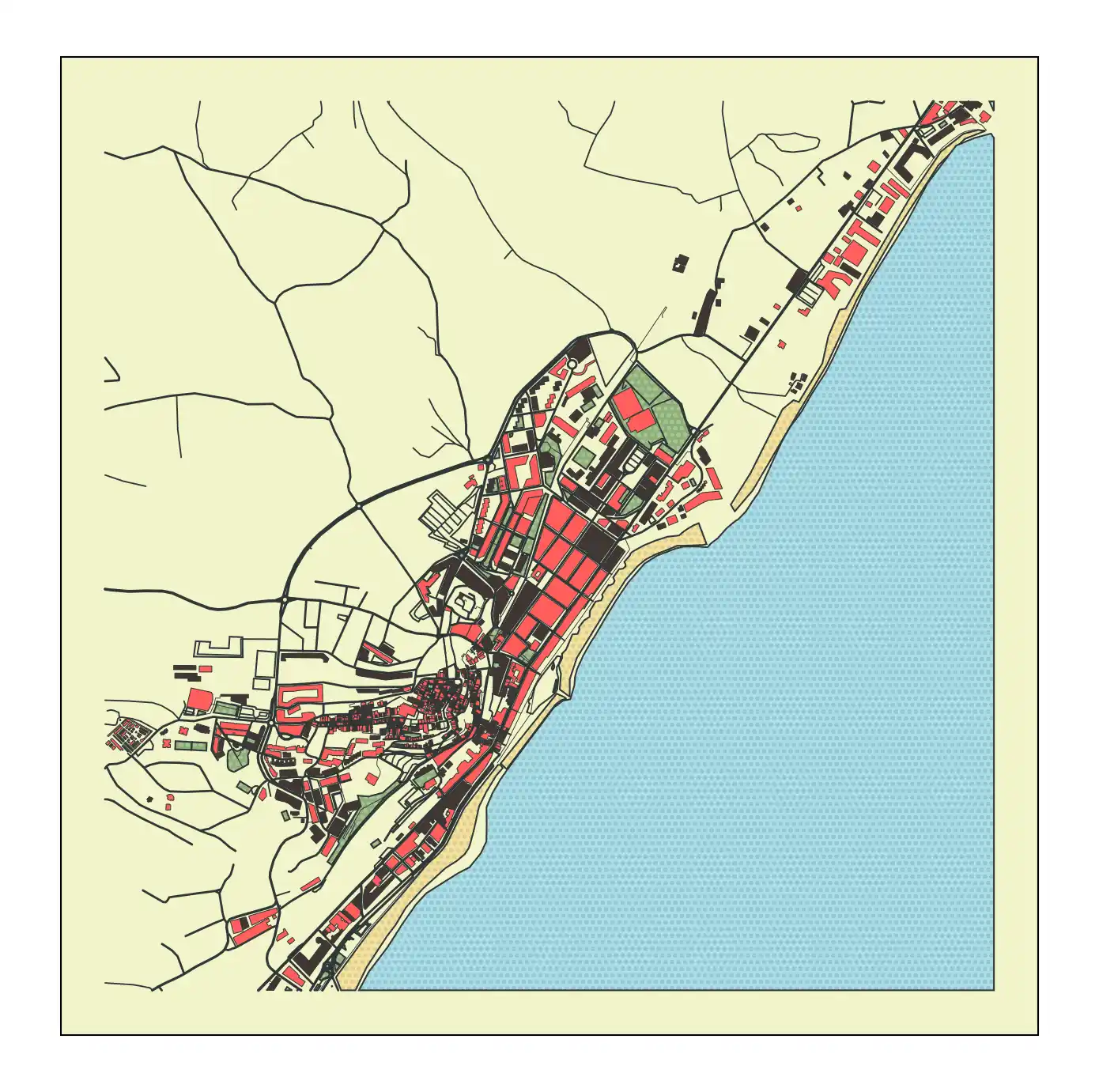 Mapa de Altea