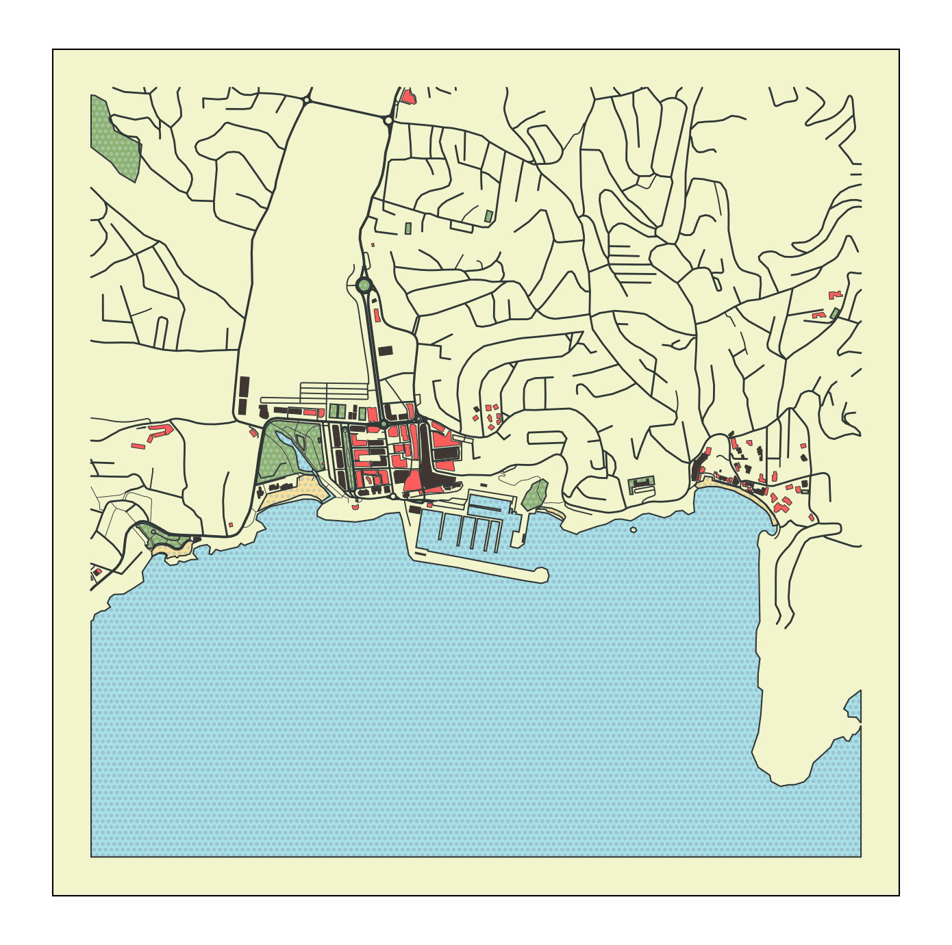Mapa de Moraira